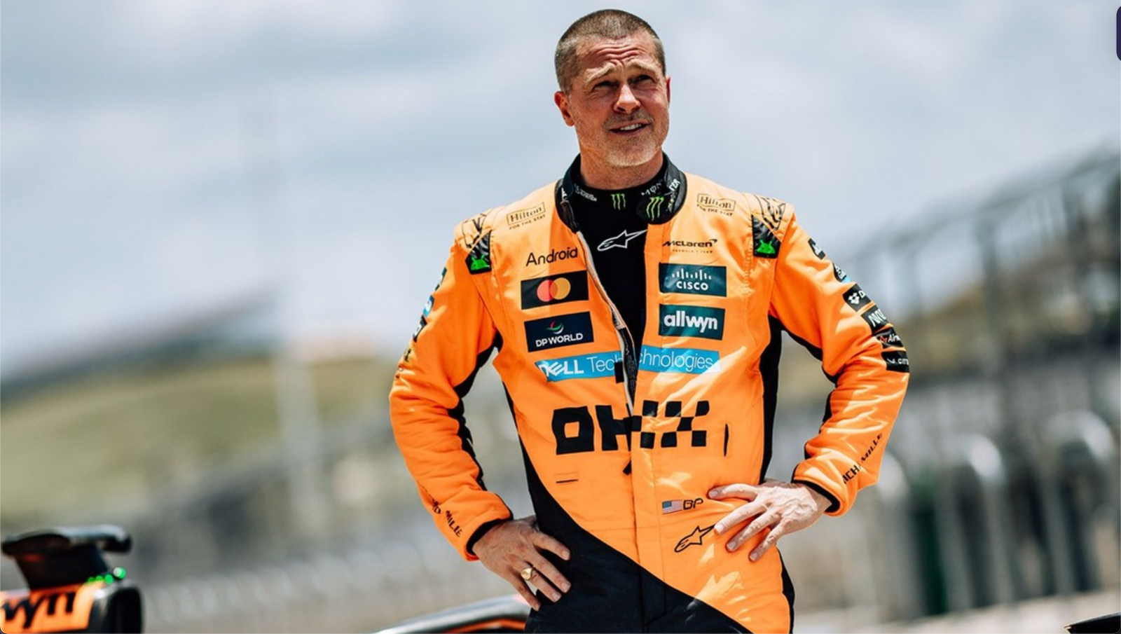 Brad Pitt’s Real F1 Drive in McLaren Leaves Him “On a High” — But He’s Not Done Yet Lando norris F1 Car F1 : The Movie